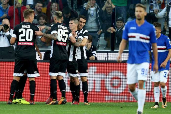 Soccer: Serie A; Udinese-Sampdoria