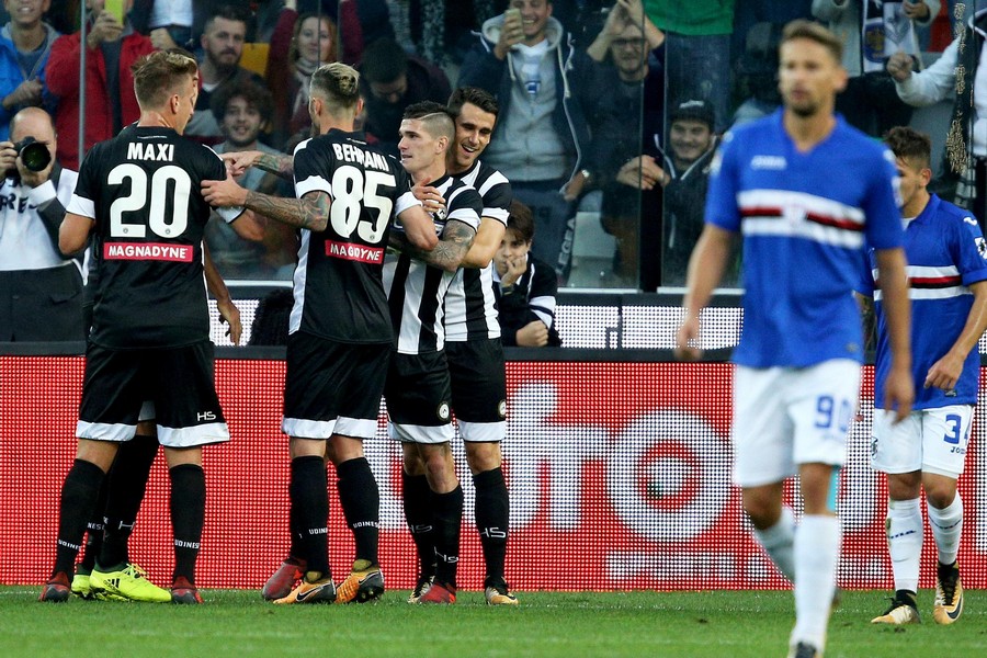 Soccer: Serie A; Udinese-Sampdoria