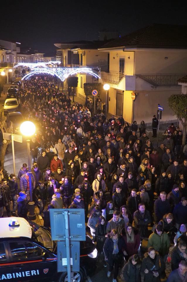 Fiaccolata per Luigi