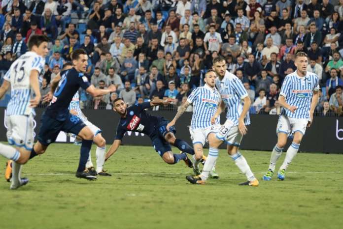 Soccer: Serie A; Spal-Napoli
