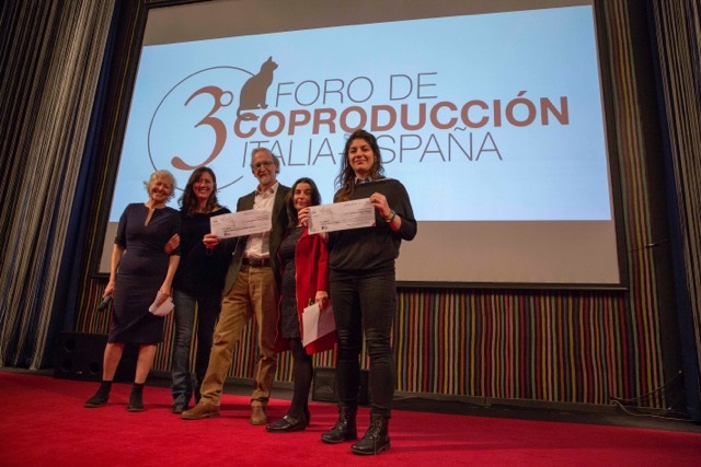 I vincitori premio Solinas sul palco