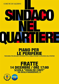 IL SINDACO NEL QUARTIERE