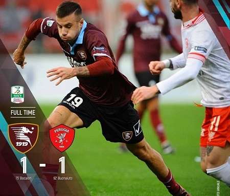 Salernitana-Perugia 1-1