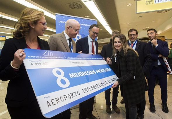Aeroporti: Con Luisa Napoli tocca quota 8 milioni passeggeri