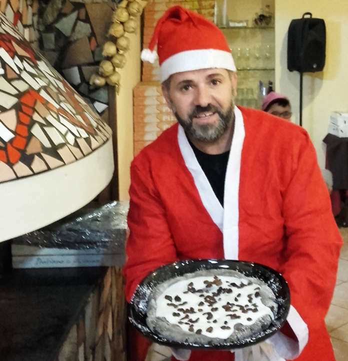 foto gallo pizza panettone 2017