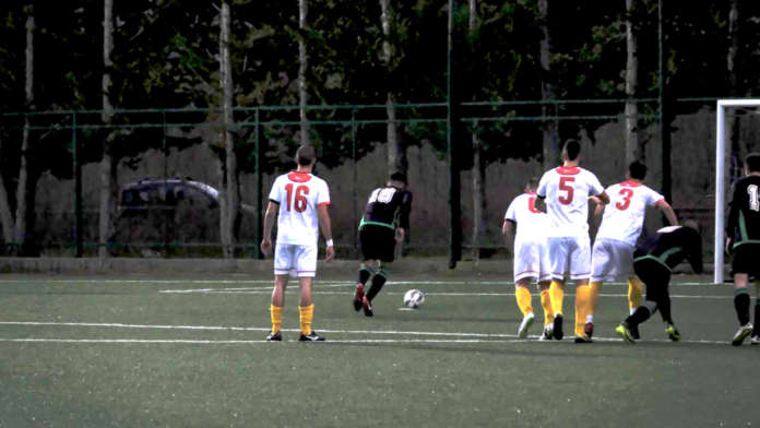 rigore d'andrea virtus contro la palmese
