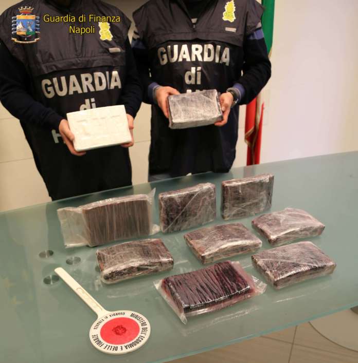 Cocainap urissima sequestrata a Carinaro