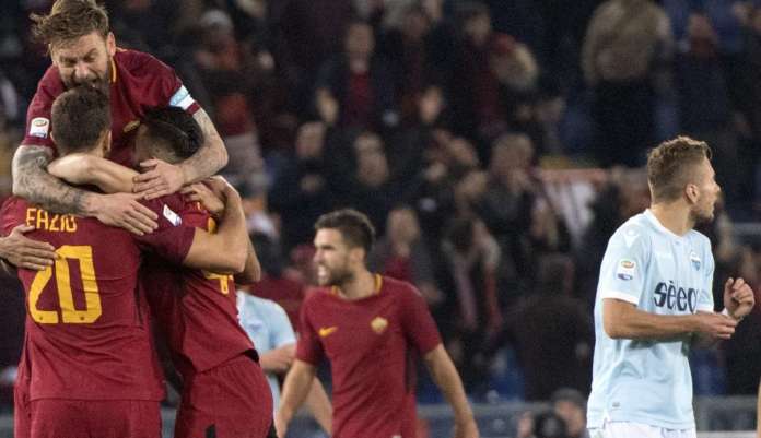 Soccer: Serie A; Roma-Lazio