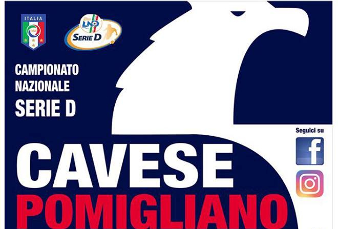 LOCANDINA BIGLIETTI CAVESE - POMIGLIANO
