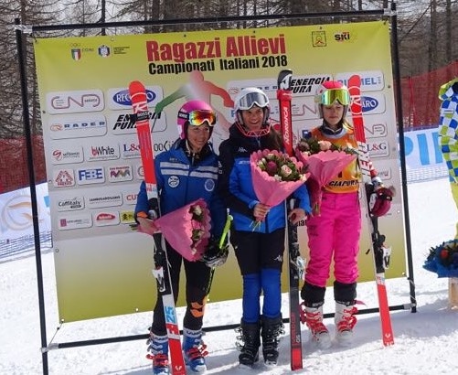 Francesca Carolli argento tricolore GS U14