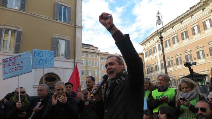 de magistris in piazza