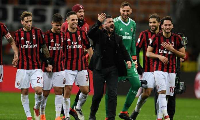 Gattuso.Calhanoglu.Bonaventura.Suso