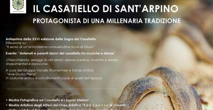 Locandina casatiello Sant'Arpino