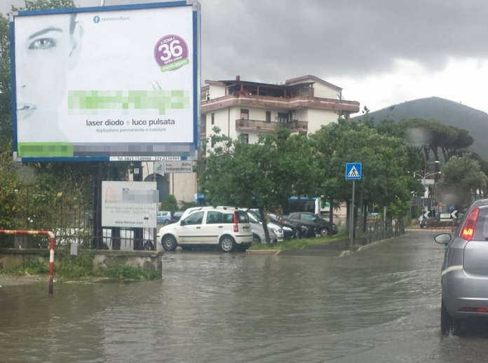 pioggia caserta disagi