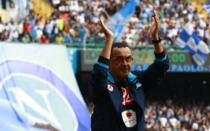sarri applausi tifosi