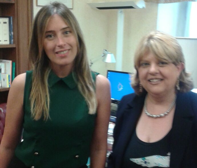 Incontro tra l'ex Ministro Maria Elena Boschi e Vittoria Principe Una interlocuzione su pari opportunità e non solo.... (1)