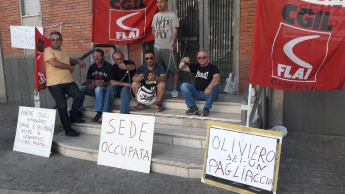 Operai protesta Sessa Aurunca