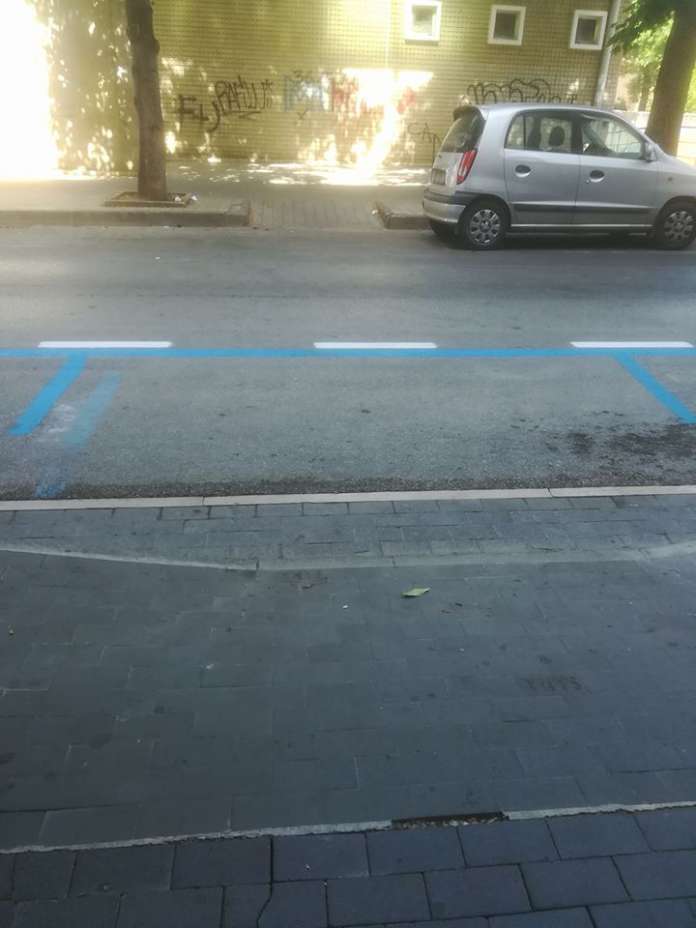 posti blu disabili
