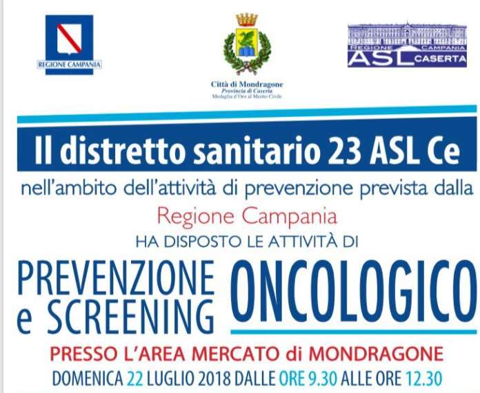 Mondragone giornata prevenzione oncologica