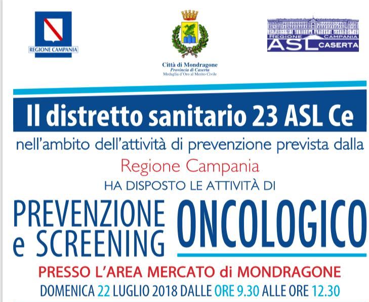 Mondragone giornata prevenzione oncologica