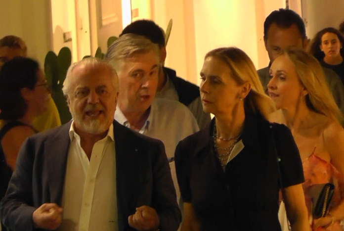 ancelotti e delaurentiis capri