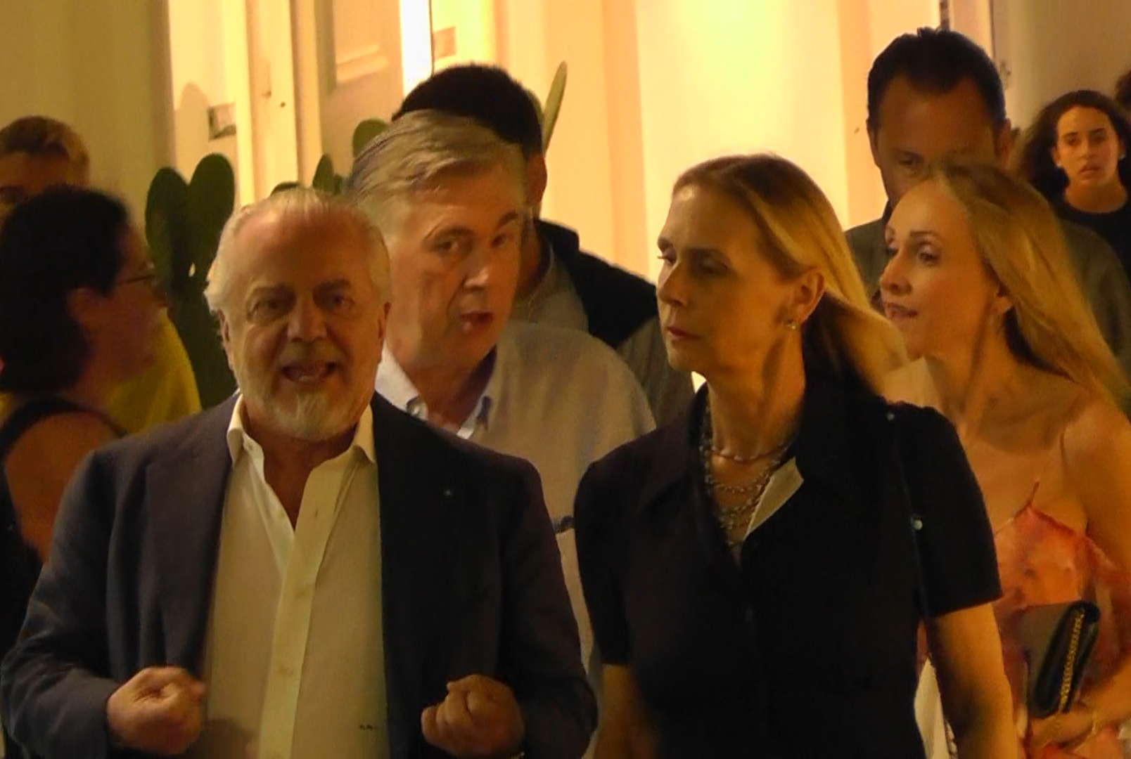 ancelotti e delaurentiis capri