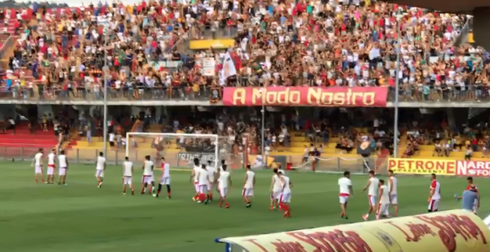 prima uscita in pubblico Benevento Calcio 2018 2019