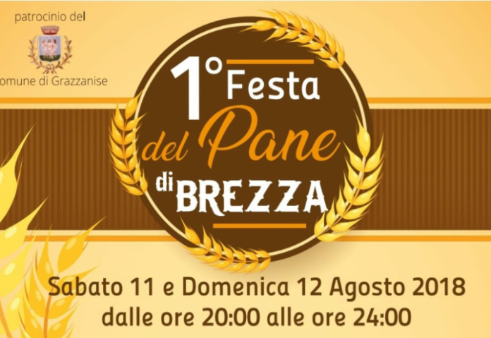 GRAZZANISE Prima Festa del PANE DI BREZZA locandina