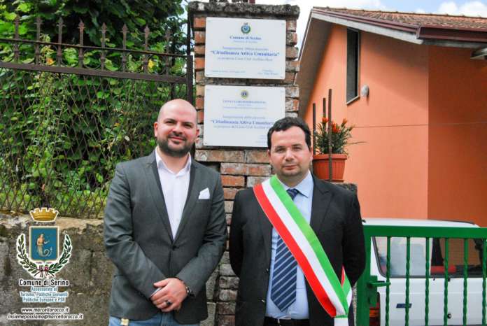 Rocco e Pelosi mezzo busto 1 Inagurazione piazza -Cittadinanaza Attiva Umanitaria-