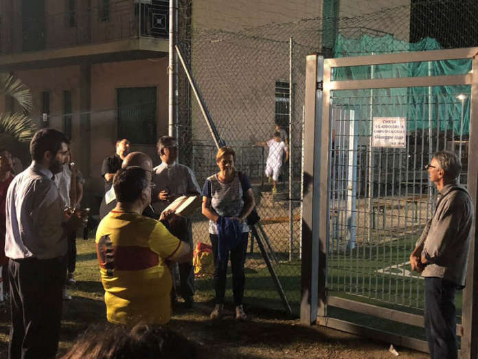 Intitolazione campetto Addolorata 03