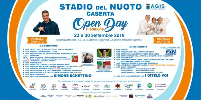 Programma open day 23 e 30 settembre 2018
