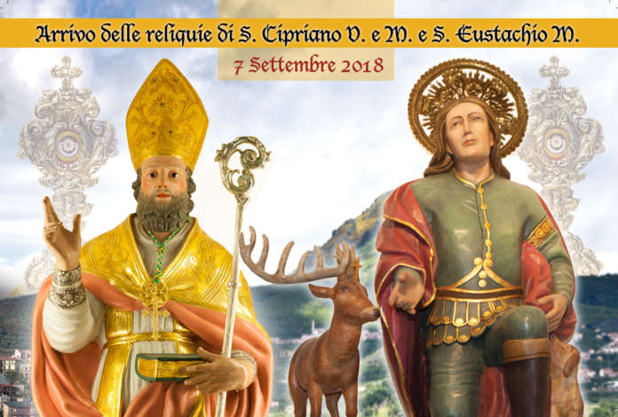 reliquie di San Cipriano e Sant'Eustachio