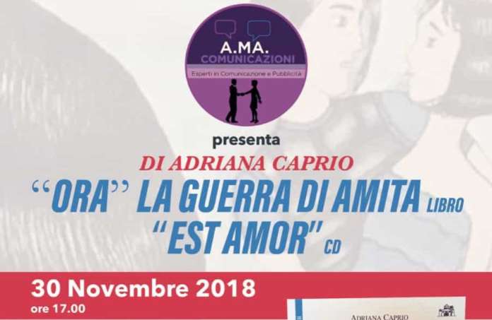 C.ARN Adriana Caprio ORA. LA GUERRA DI AMITA locandina