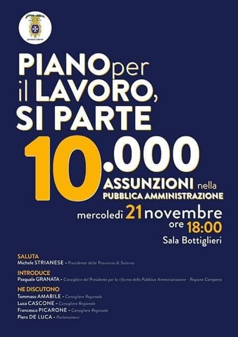 piano lavoro