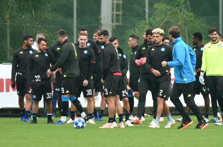 NAPOLI ALLENAMENTO