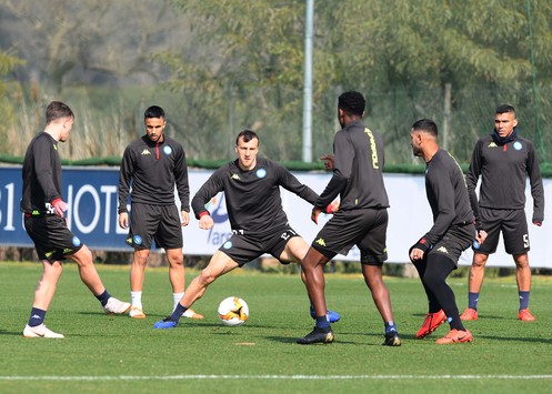 napoli allenamento
