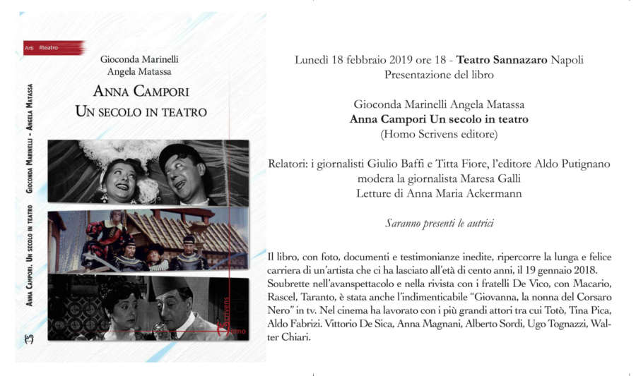 Anna Campori. Un secolo in teatro