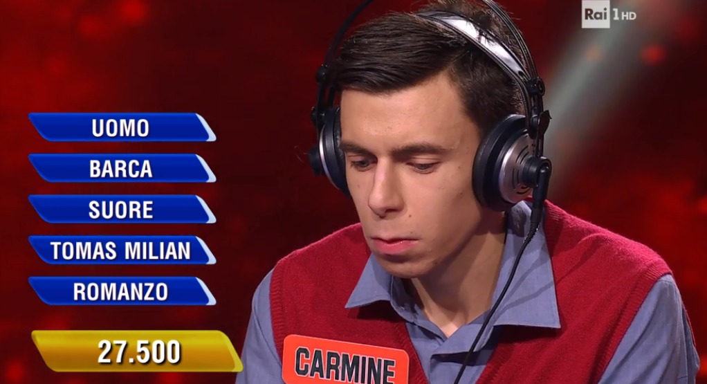 carmine sabatino all'Eredità