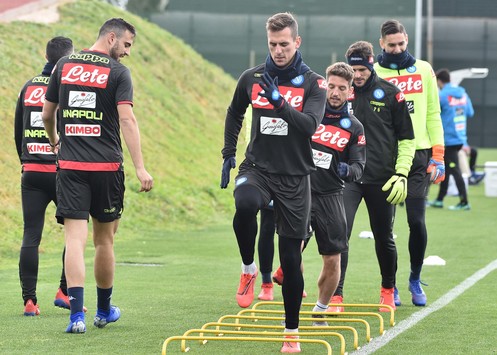napoli allenamento
