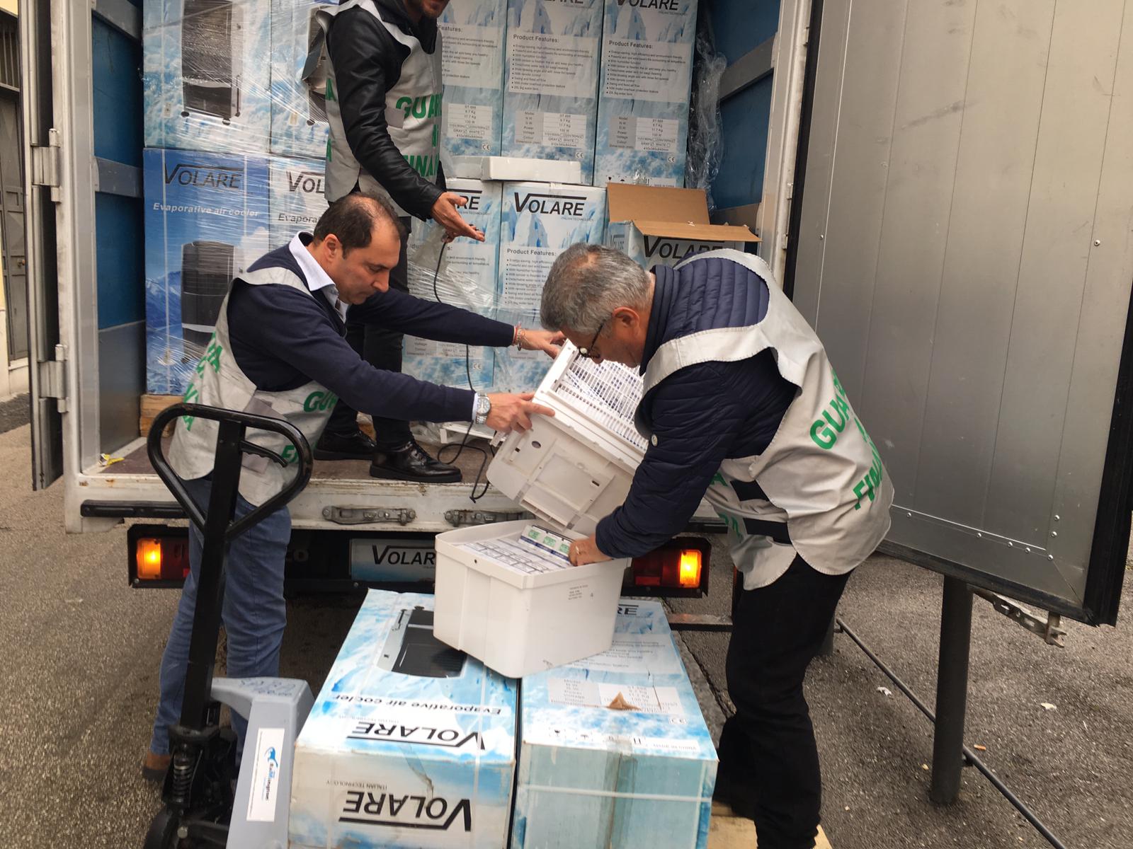 sigarette di contrabbando in consizionatori