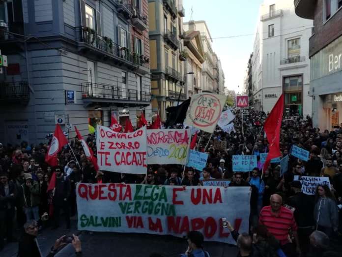 corteo salvini
