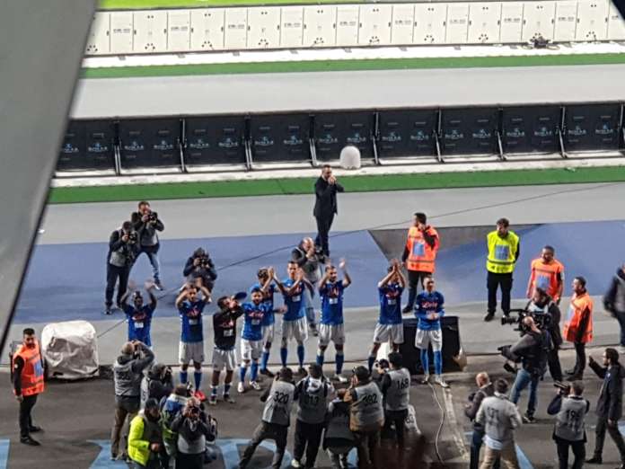 napoli giocatori curva