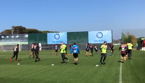 napoli allenamento