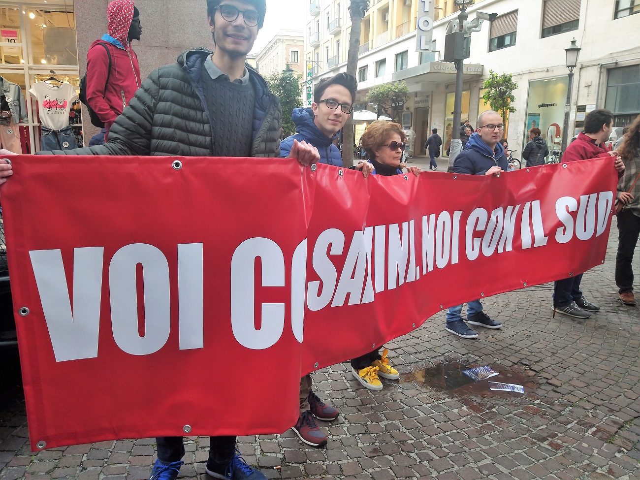Voi con Salvini noi con il sud