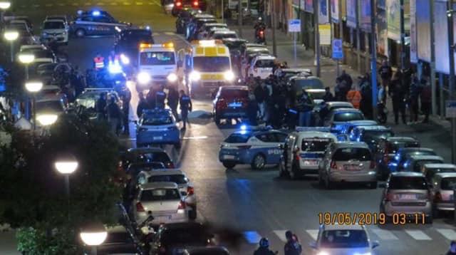 incidente via diocleziano fuorigrotta