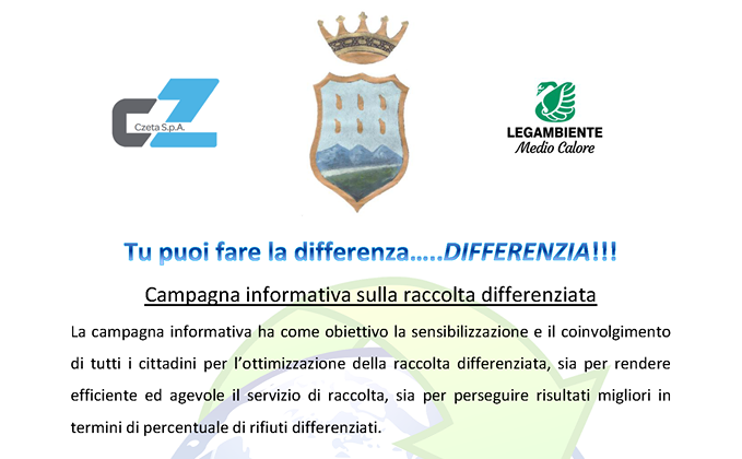 campagna raccolta differenziata