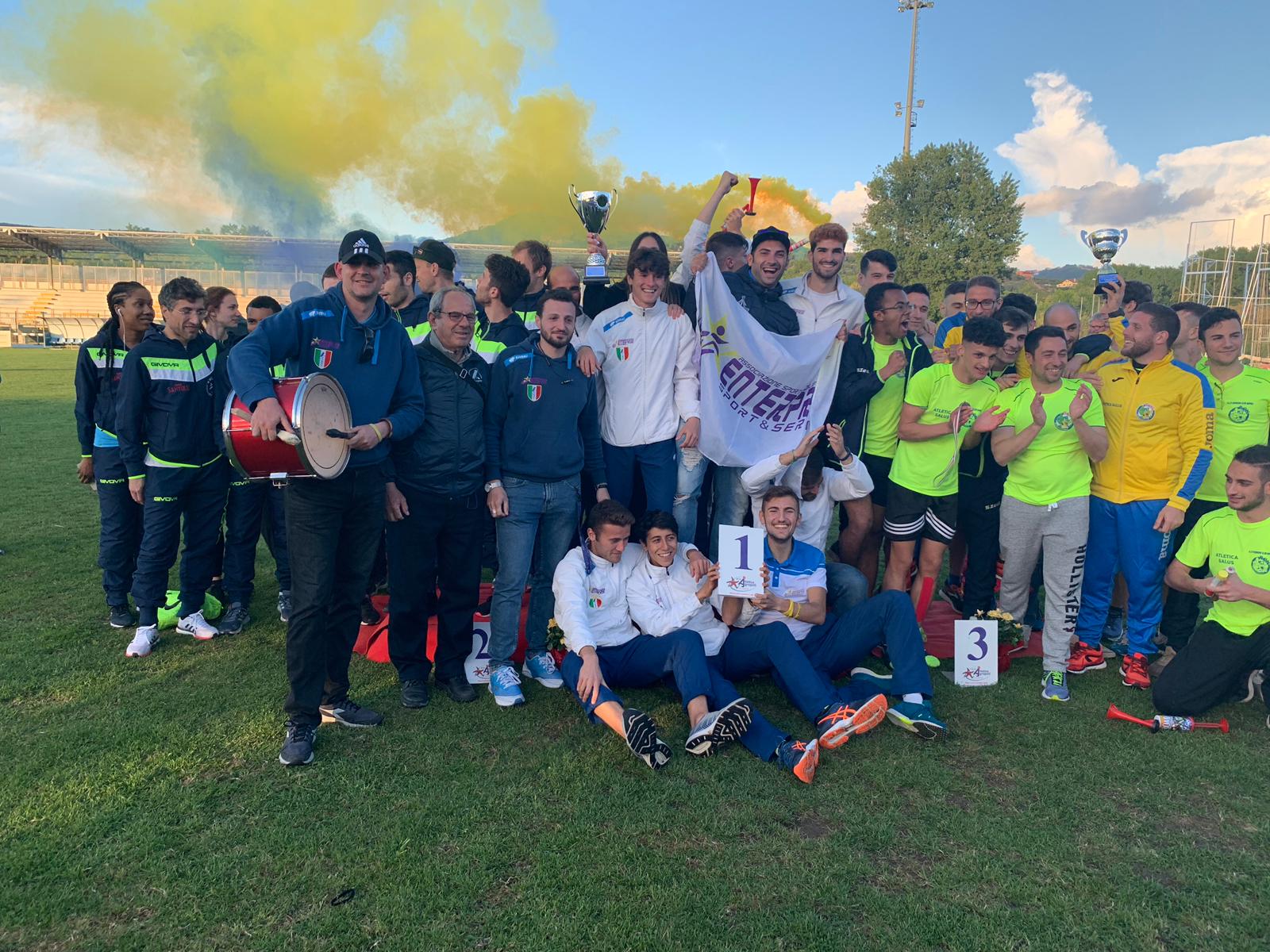 gruppo enterprise podio vittoria cds agropoli regionale pista 2019