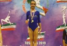 Ginnastica artistica, la sannita Lucia Cice è campionessa nazionale alle parallele