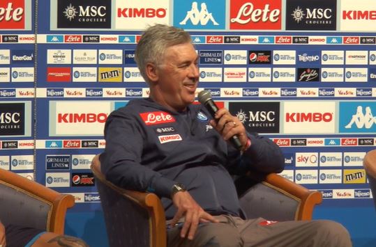 Ancelotti ritiro Dimaro