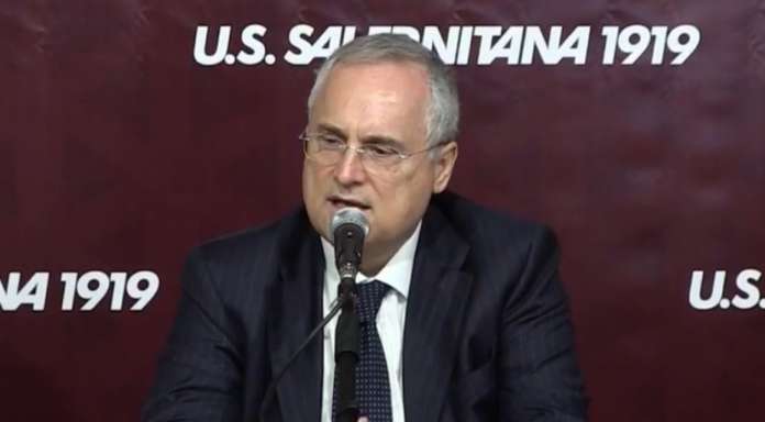 Claudio Lotito presentazione Ventura